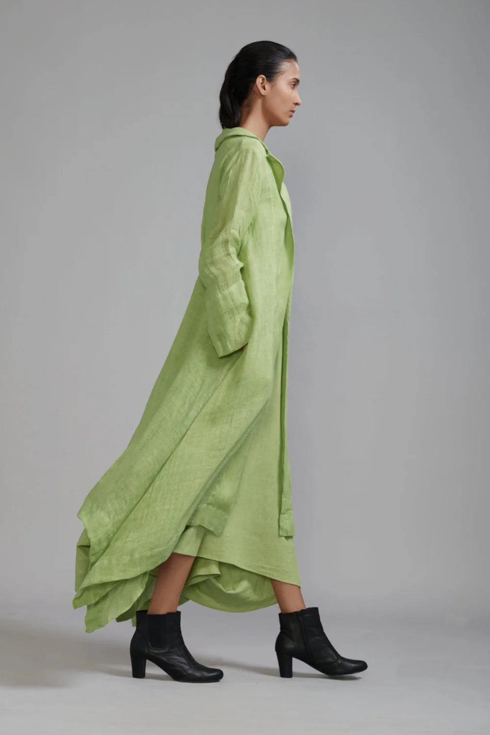 Vari Aakaar & Trench Jacket Green